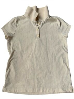🎆🎇3for$9 Children’s Place short sleeve polo- pale yellow- size M 7/8